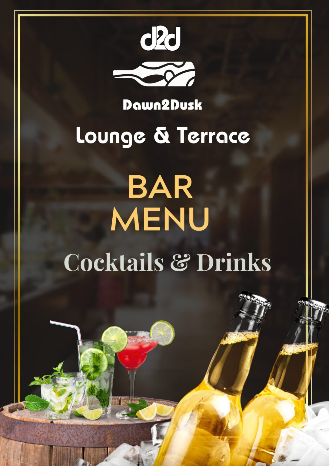 Bar Menu - Hotel Melrose Inn